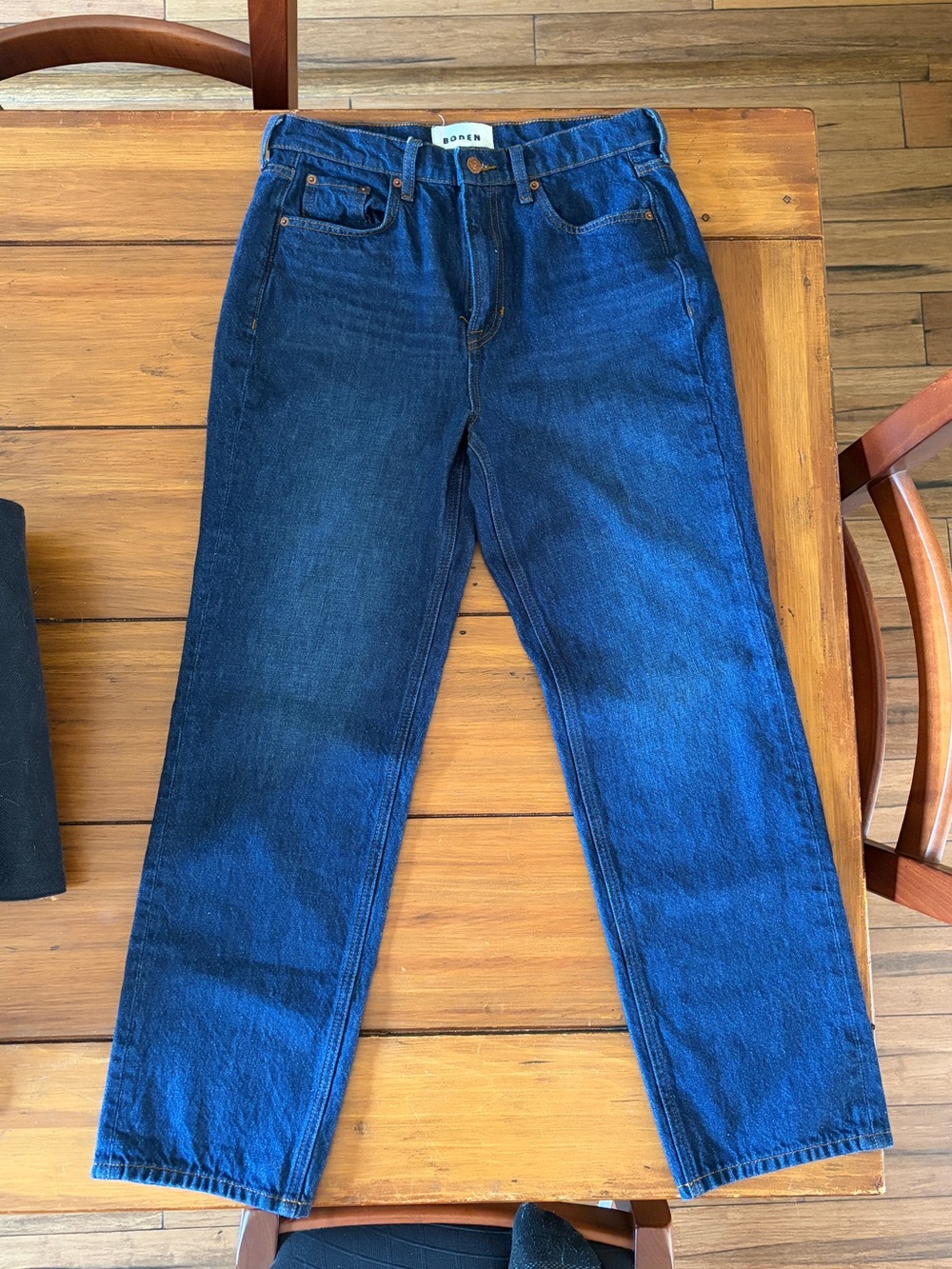 Boden Woman’s High Rise Straight-Leg Jeans, Size 29